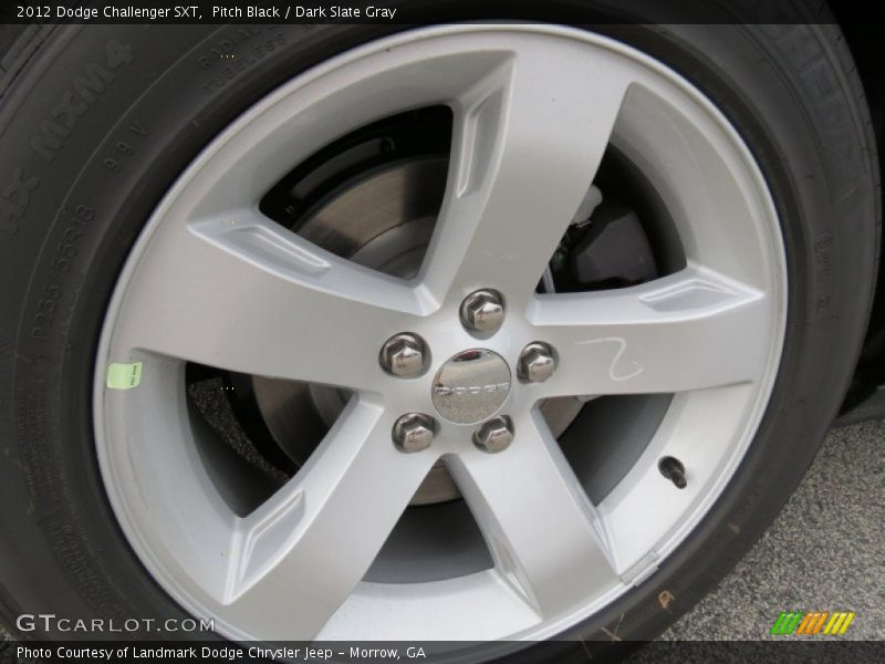 Pitch Black / Dark Slate Gray 2012 Dodge Challenger SXT