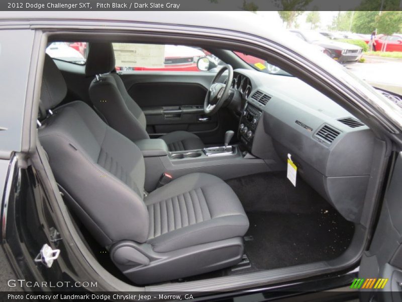 Pitch Black / Dark Slate Gray 2012 Dodge Challenger SXT