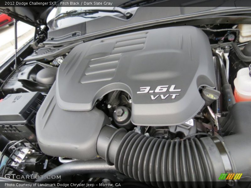 Pitch Black / Dark Slate Gray 2012 Dodge Challenger SXT