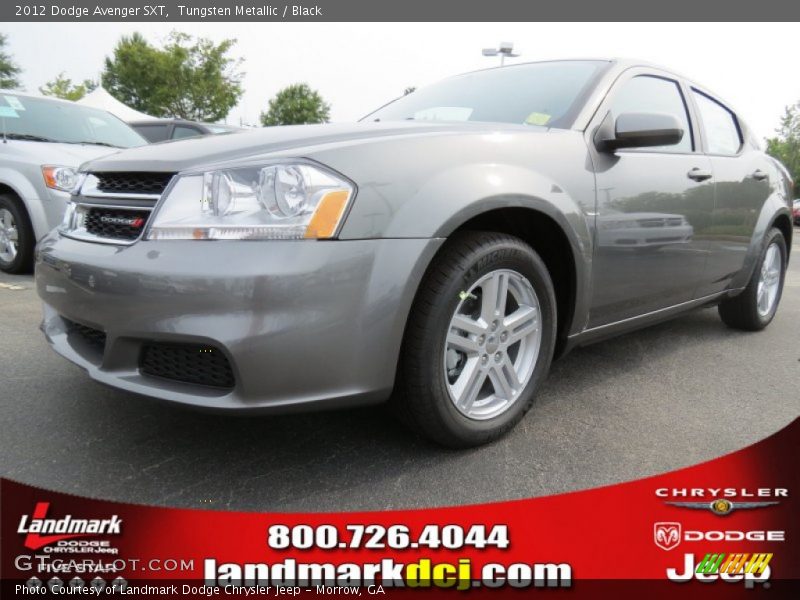 Tungsten Metallic / Black 2012 Dodge Avenger SXT