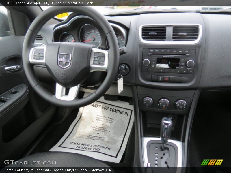 Tungsten Metallic / Black 2012 Dodge Avenger SXT