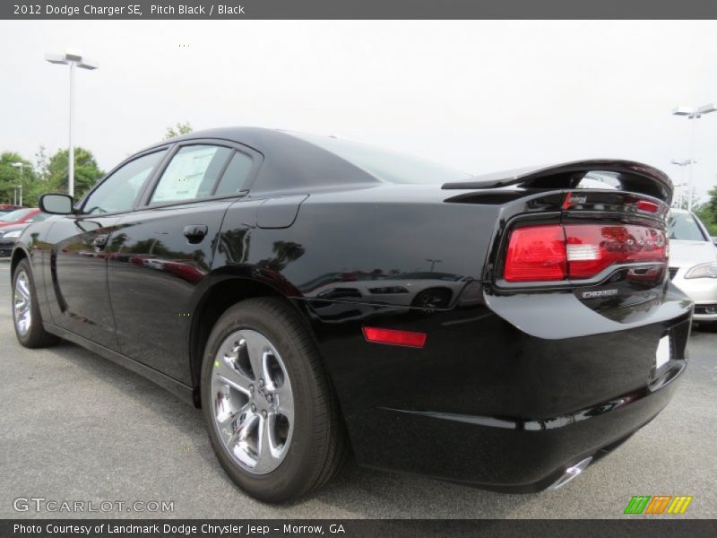 Pitch Black / Black 2012 Dodge Charger SE