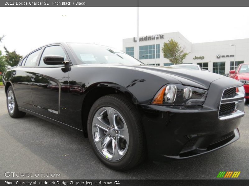Pitch Black / Black 2012 Dodge Charger SE