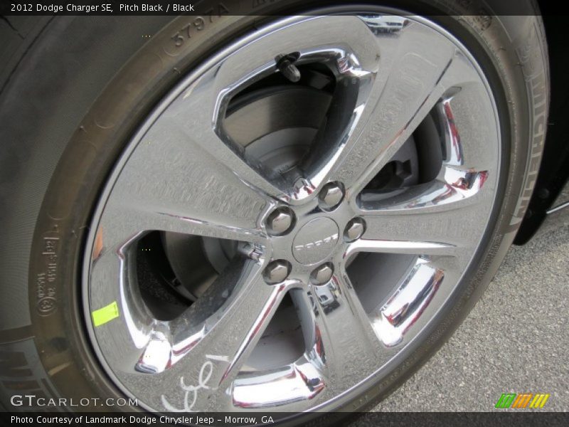 Pitch Black / Black 2012 Dodge Charger SE