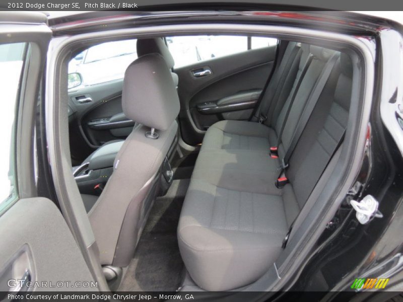 Pitch Black / Black 2012 Dodge Charger SE