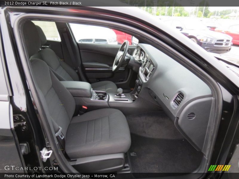 Pitch Black / Black 2012 Dodge Charger SE