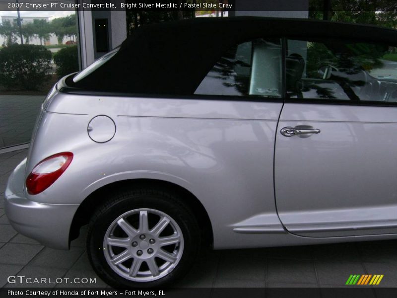 Bright Silver Metallic / Pastel Slate Gray 2007 Chrysler PT Cruiser Convertible