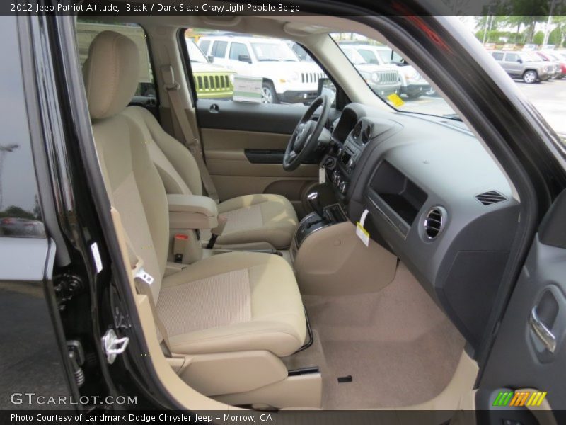 Black / Dark Slate Gray/Light Pebble Beige 2012 Jeep Patriot Altitude