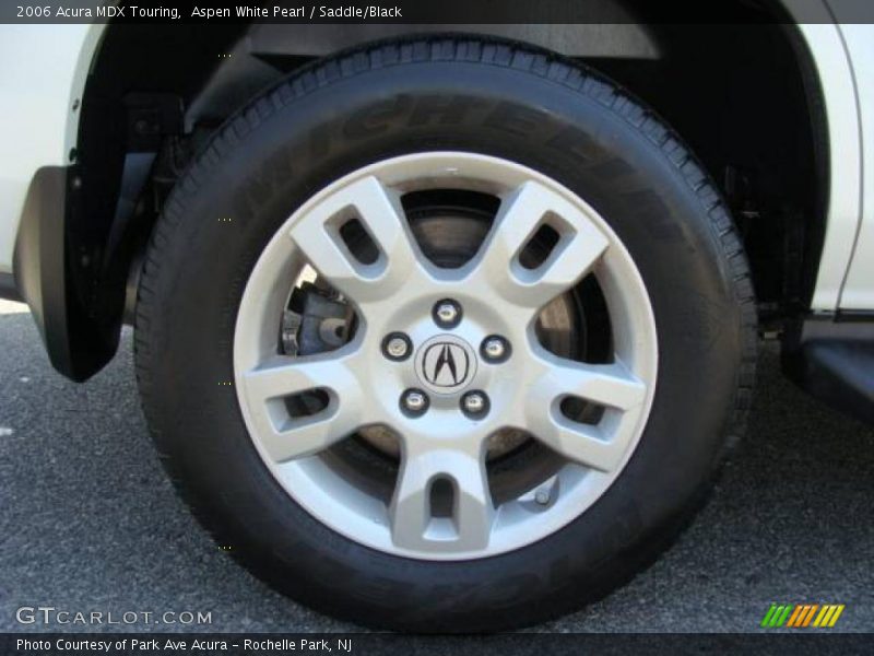 Aspen White Pearl / Saddle/Black 2006 Acura MDX Touring