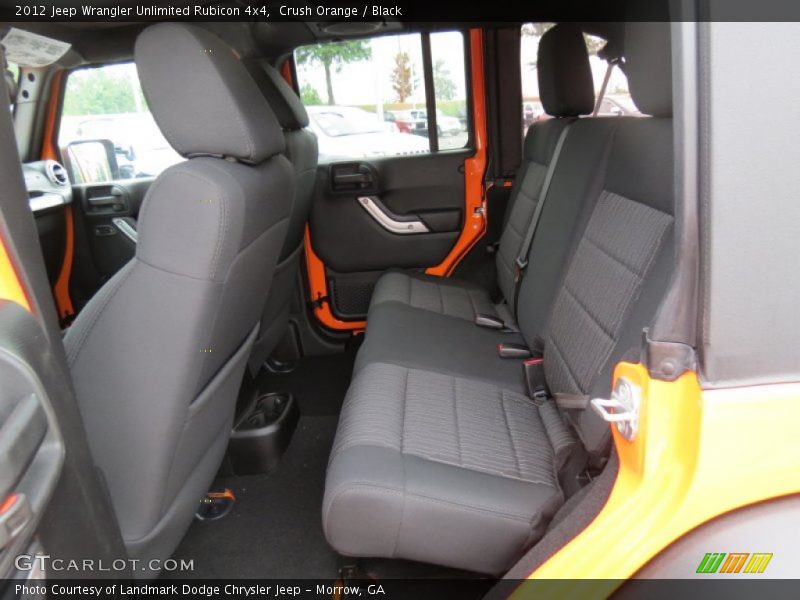 Crush Orange / Black 2012 Jeep Wrangler Unlimited Rubicon 4x4