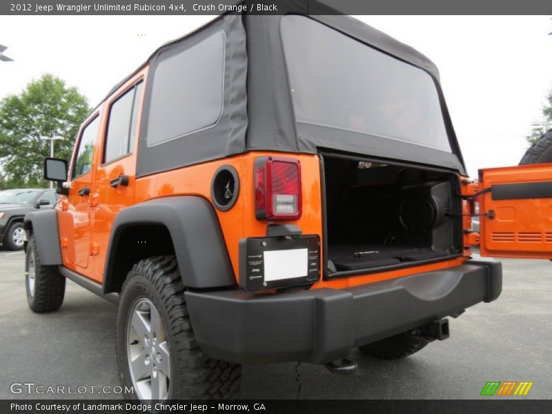Crush Orange / Black 2012 Jeep Wrangler Unlimited Rubicon 4x4