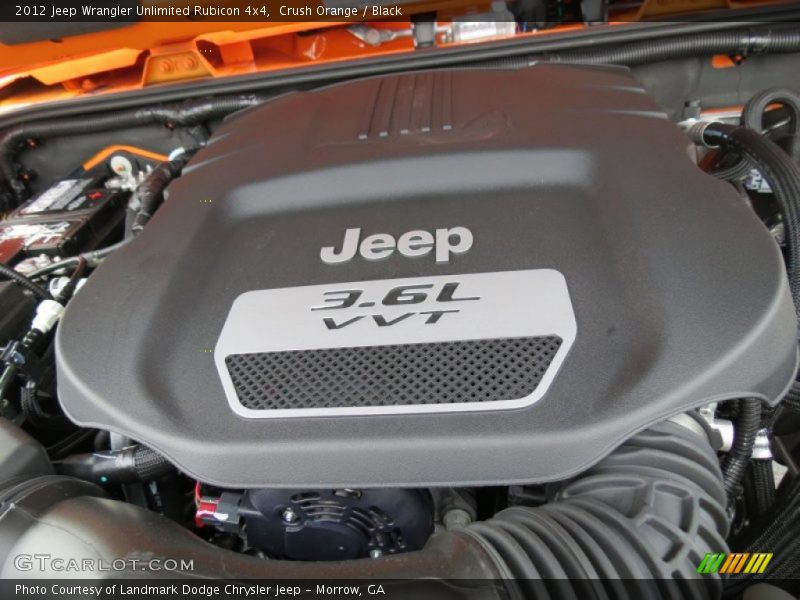 Crush Orange / Black 2012 Jeep Wrangler Unlimited Rubicon 4x4