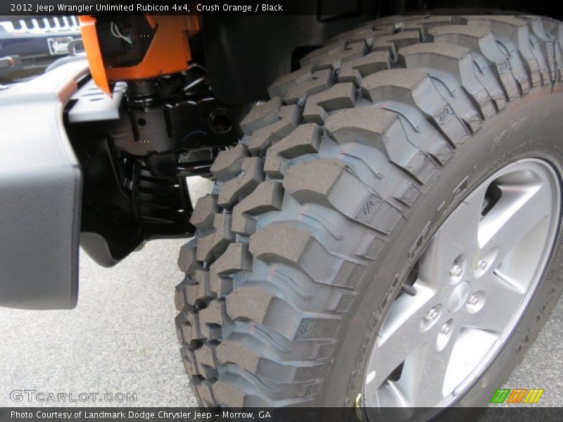 Crush Orange / Black 2012 Jeep Wrangler Unlimited Rubicon 4x4