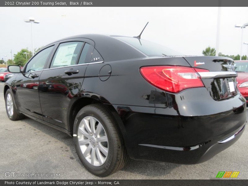 Black / Black 2012 Chrysler 200 Touring Sedan