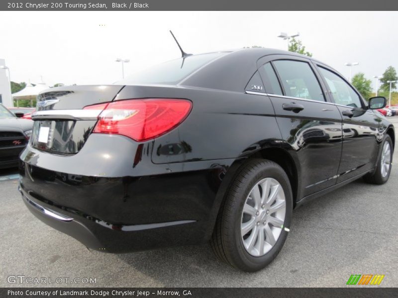 Black / Black 2012 Chrysler 200 Touring Sedan