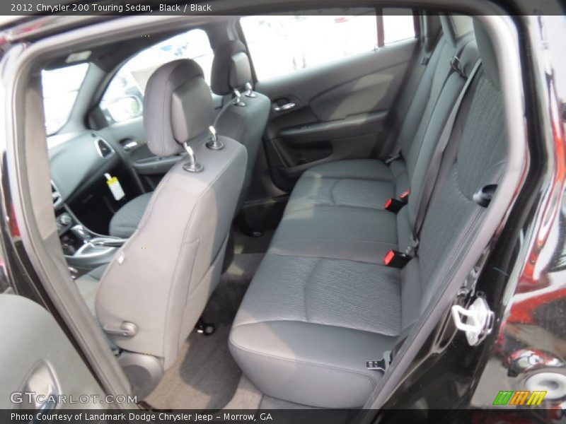 Black / Black 2012 Chrysler 200 Touring Sedan