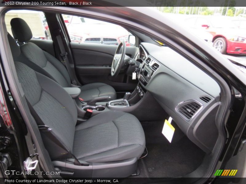 Black / Black 2012 Chrysler 200 Touring Sedan