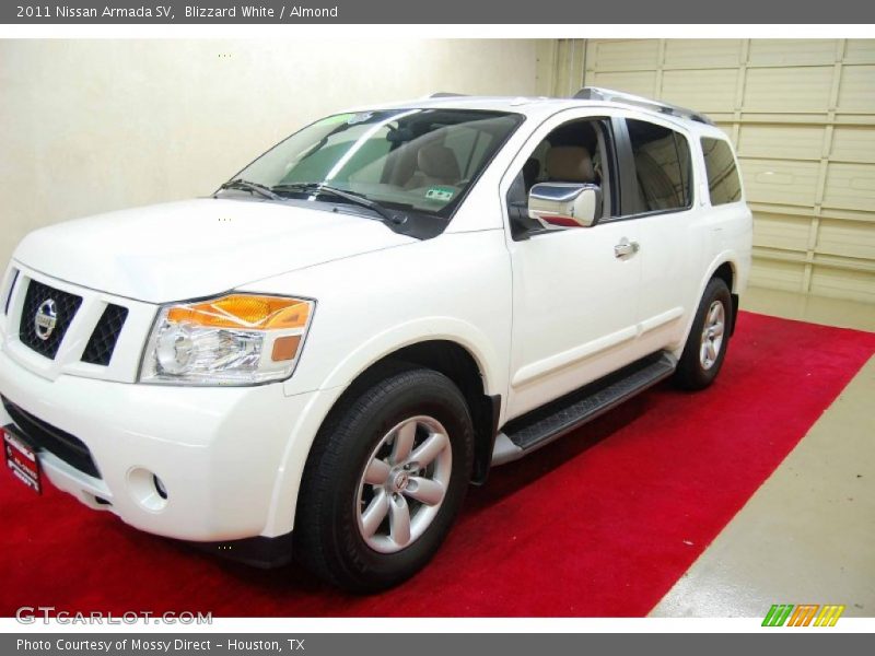 Blizzard White / Almond 2011 Nissan Armada SV