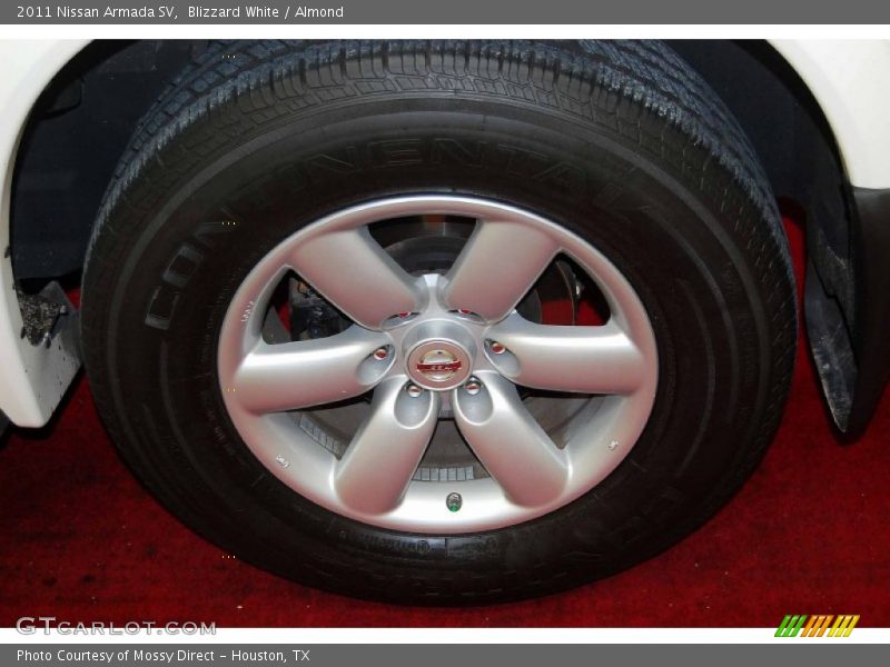 Blizzard White / Almond 2011 Nissan Armada SV
