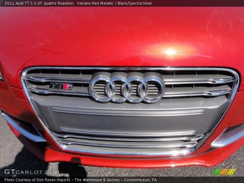 Volcano Red Metallic / Black/Spectra Silver 2011 Audi TT S 2.0T quattro Roadster