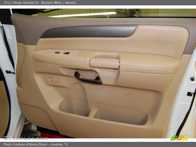 Blizzard White / Almond 2011 Nissan Armada SV