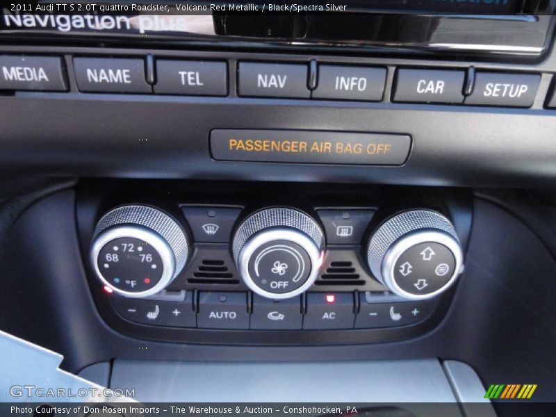 Controls of 2011 TT S 2.0T quattro Roadster