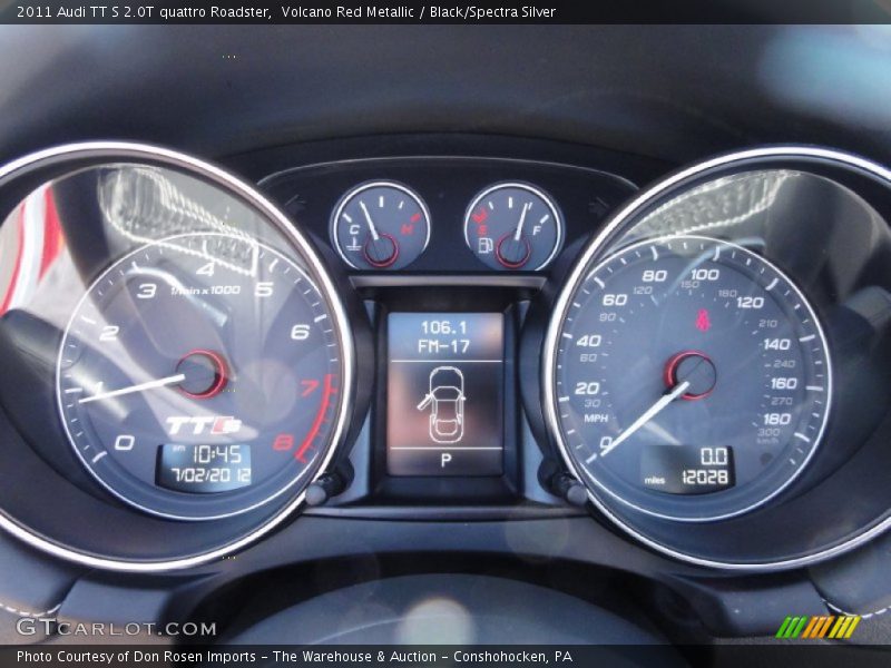  2011 TT S 2.0T quattro Roadster S 2.0T quattro Roadster Gauges