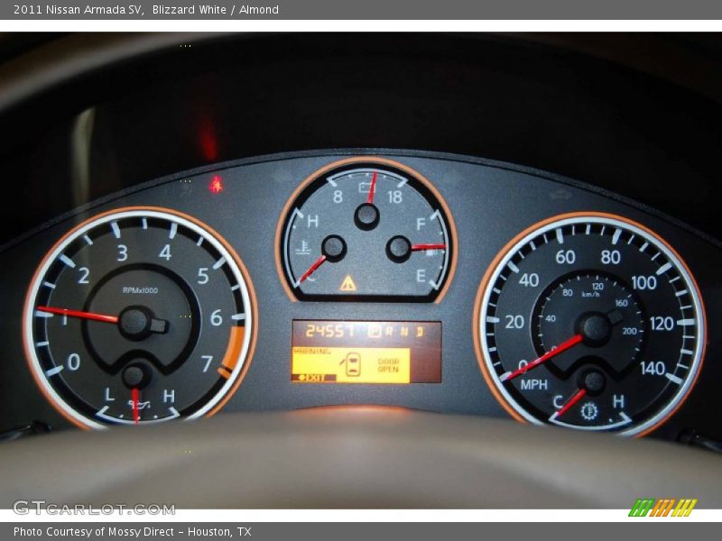 Blizzard White / Almond 2011 Nissan Armada SV