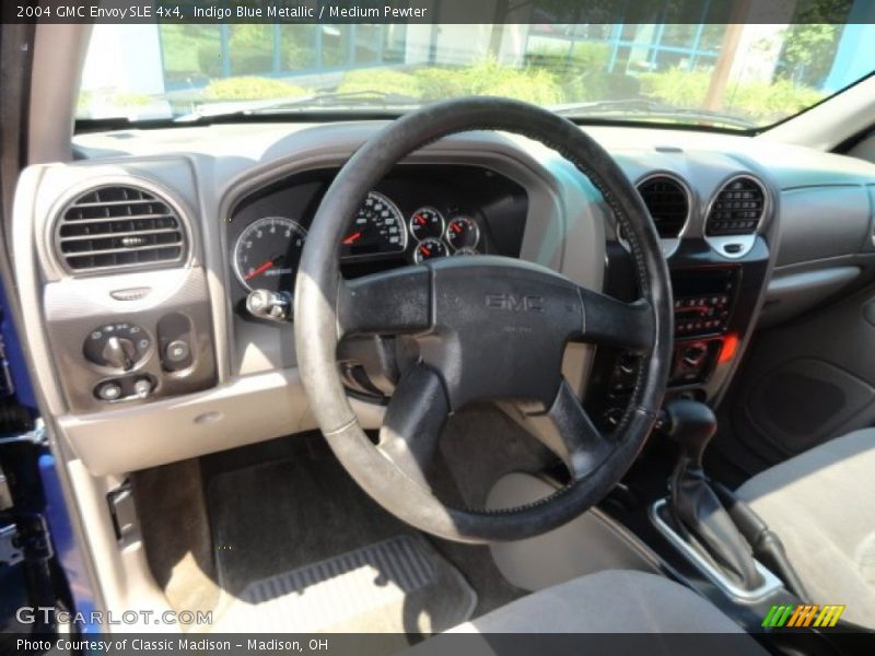 Indigo Blue Metallic / Medium Pewter 2004 GMC Envoy SLE 4x4