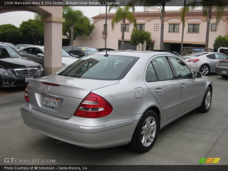Brilliant Silver Metallic / Charcoal 2006 Mercedes-Benz E 350 Sedan