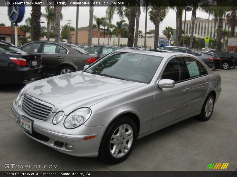 Brilliant Silver Metallic / Charcoal 2006 Mercedes-Benz E 350 Sedan