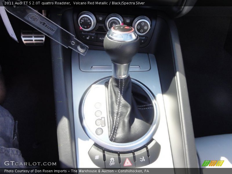 Volcano Red Metallic / Black/Spectra Silver 2011 Audi TT S 2.0T quattro Roadster