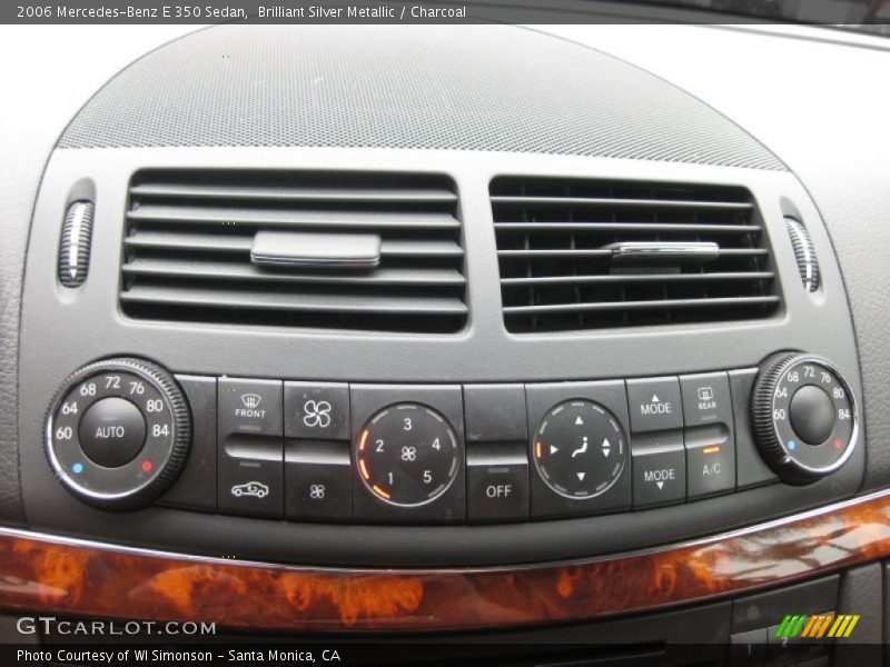 Brilliant Silver Metallic / Charcoal 2006 Mercedes-Benz E 350 Sedan