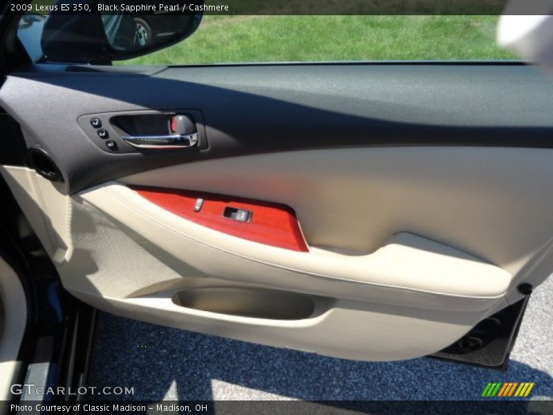 Black Sapphire Pearl / Cashmere 2009 Lexus ES 350