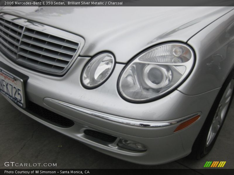 Brilliant Silver Metallic / Charcoal 2006 Mercedes-Benz E 350 Sedan
