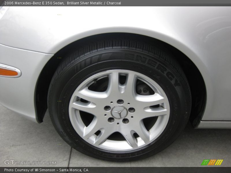 Brilliant Silver Metallic / Charcoal 2006 Mercedes-Benz E 350 Sedan