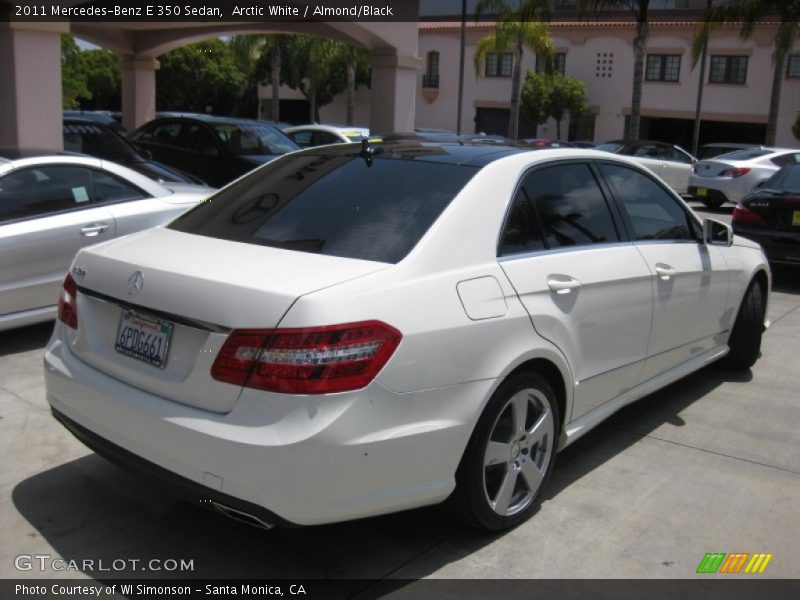 Arctic White / Almond/Black 2011 Mercedes-Benz E 350 Sedan