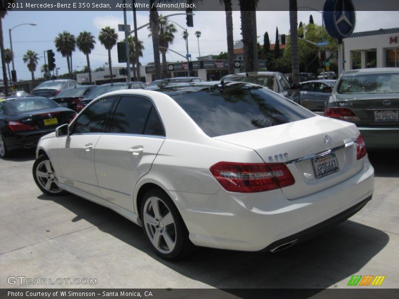Arctic White / Almond/Black 2011 Mercedes-Benz E 350 Sedan