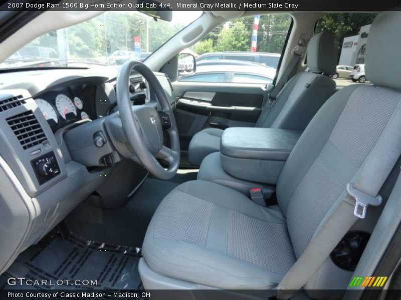 Mineral Gray Metallic / Medium Slate Gray 2007 Dodge Ram 1500 Big Horn Edition Quad Cab 4x4