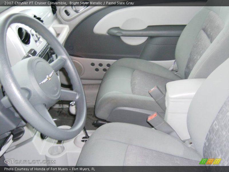 Bright Silver Metallic / Pastel Slate Gray 2007 Chrysler PT Cruiser Convertible