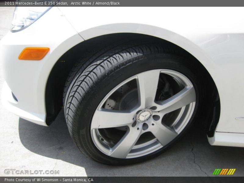 Arctic White / Almond/Black 2011 Mercedes-Benz E 350 Sedan