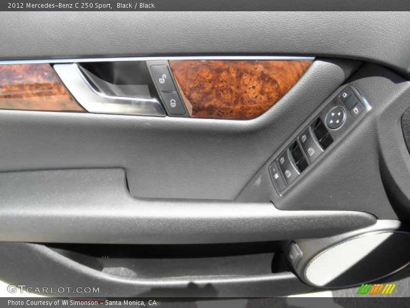 Black / Black 2012 Mercedes-Benz C 250 Sport