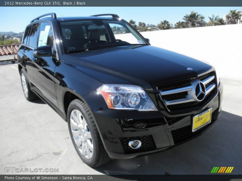 Black / Black 2012 Mercedes-Benz GLK 350