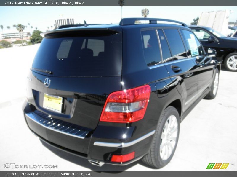 Black / Black 2012 Mercedes-Benz GLK 350