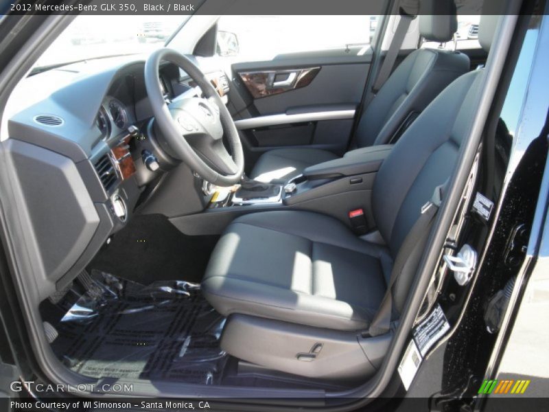 Black / Black 2012 Mercedes-Benz GLK 350