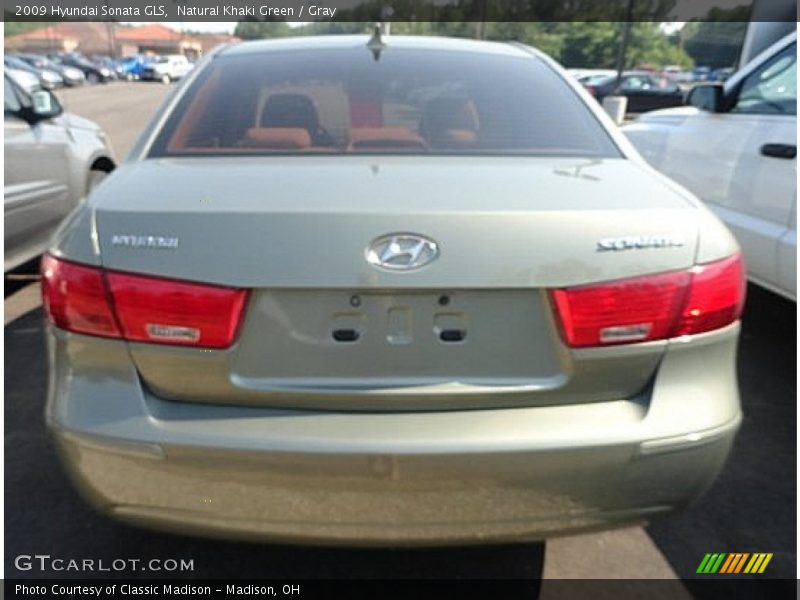 Natural Khaki Green / Gray 2009 Hyundai Sonata GLS