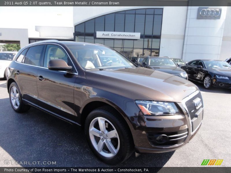 Teak Brown Metallic / Cinnamon Brown 2011 Audi Q5 2.0T quattro