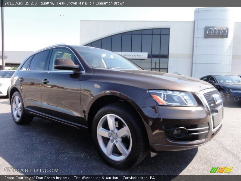 Teak Brown Metallic / Cinnamon Brown 2011 Audi Q5 2.0T quattro