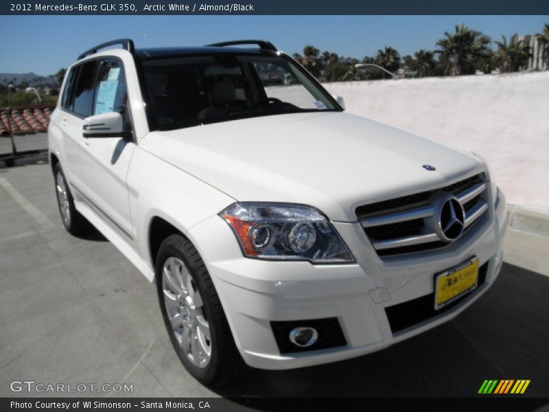 Arctic White / Almond/Black 2012 Mercedes-Benz GLK 350