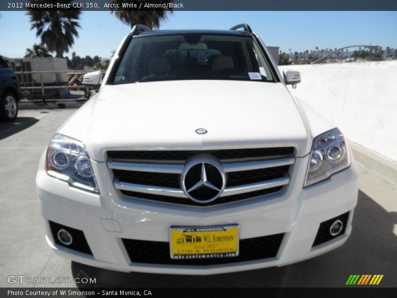 Arctic White / Almond/Black 2012 Mercedes-Benz GLK 350